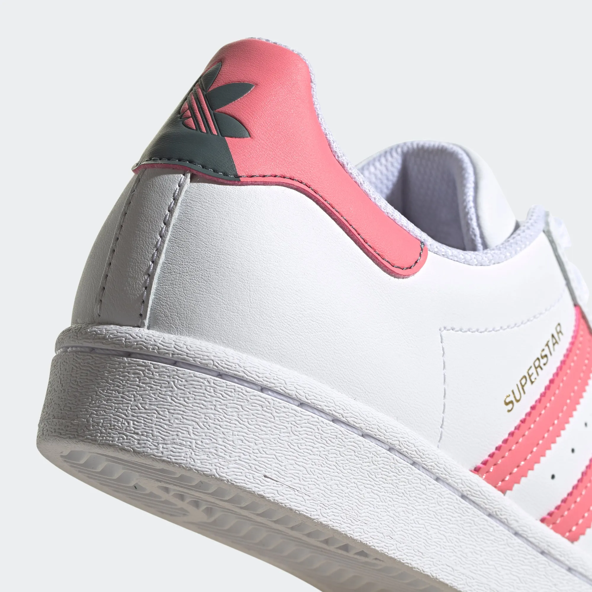 Women's adidas Originals Superstar Shoes White Pink