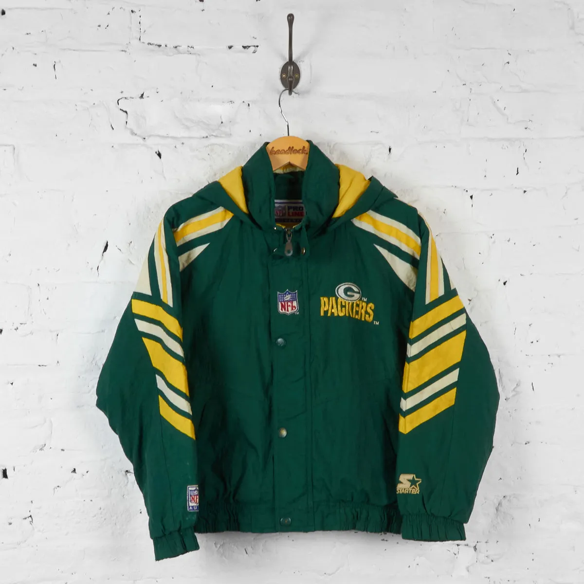 Womens Green Bay Packers NFL Starter Jacket - Green - Womens M