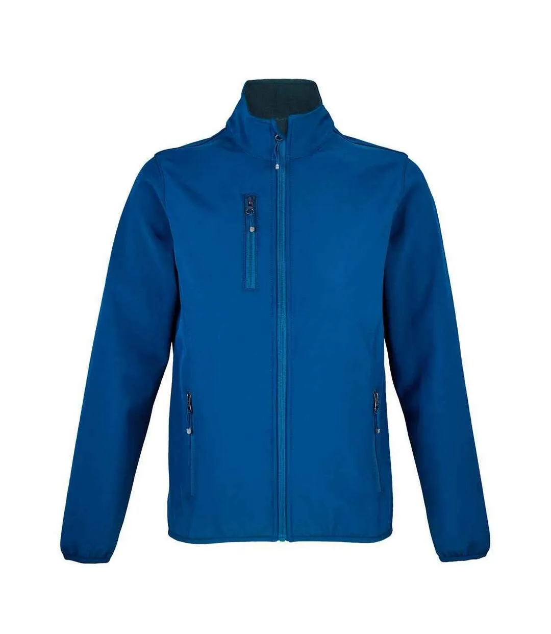 Womens/ladies falcon softshell recycled soft shell jacket royal blue SOLS