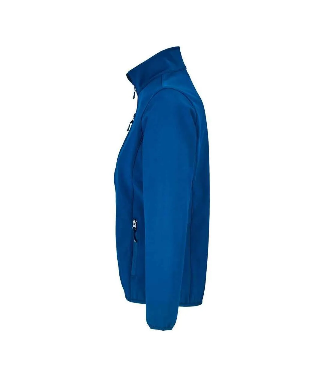 Womens/ladies falcon softshell recycled soft shell jacket royal blue SOLS