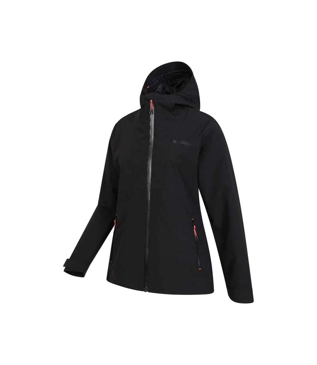 Womens/ladies rook waterproof jacket black Mountain Warehouse