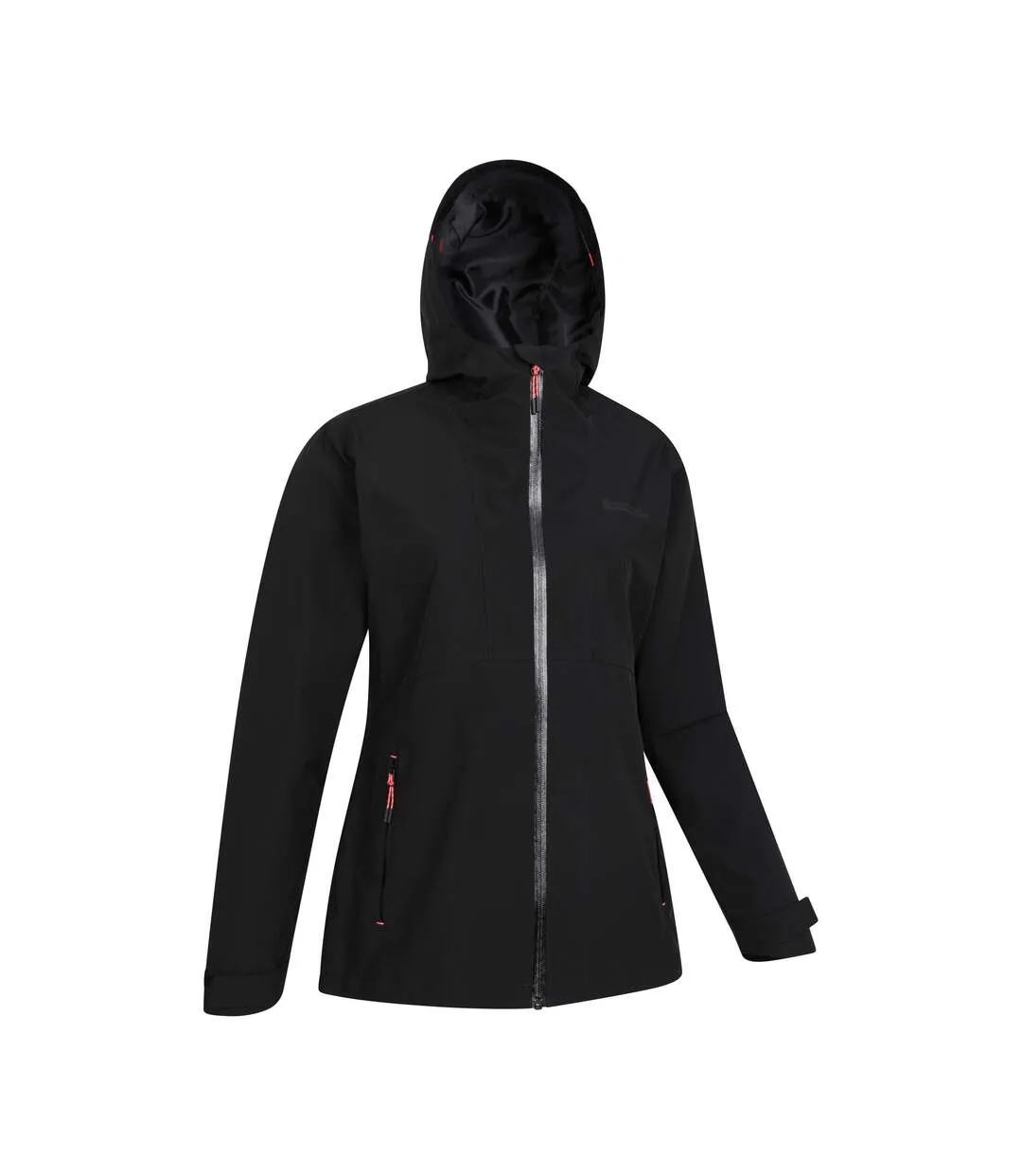 Womens/ladies rook waterproof jacket black Mountain Warehouse