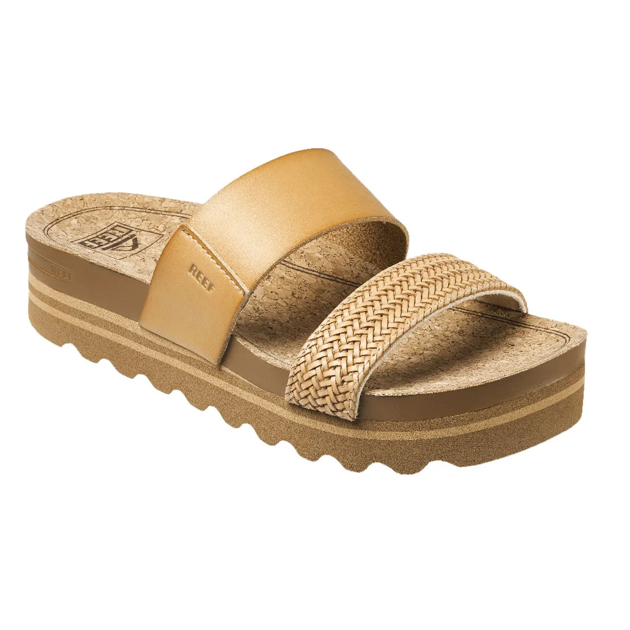 Women's Reef Cushion Vista Hi Sandals - Natural Braided