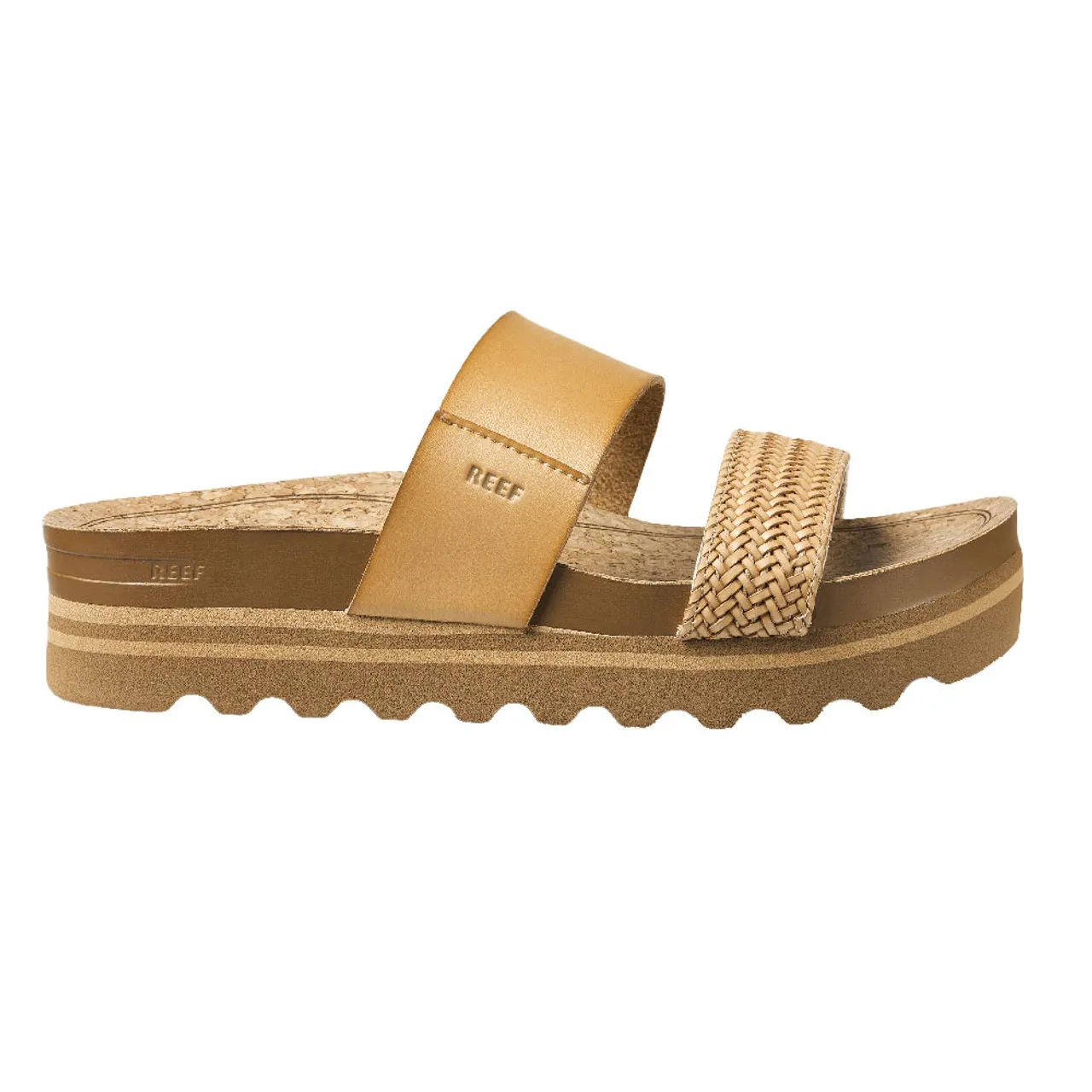 Women's Reef Cushion Vista Hi Sandals - Natural Braided