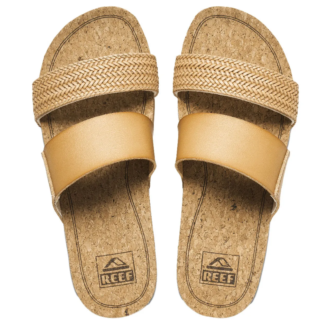 Women's Reef Cushion Vista Hi Sandals - Natural Braided