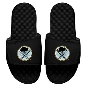 Youth Buffalo Sabres ISlide Black Ice Clipping Mask Slide Sandals